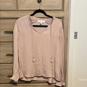Chelsea & Theodore Blush Pink Blouse